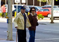 Couple Waiting to Cross Seventh St.