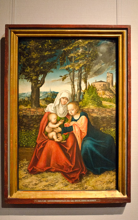 Die Hl. Anna Selbdrit, Cranach