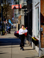 Woman on Phone, Vine Street