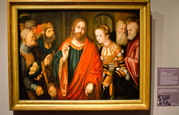 Christ and the Prostitute, Cranach